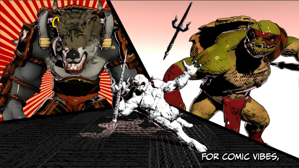 Toon Shader comic vibes