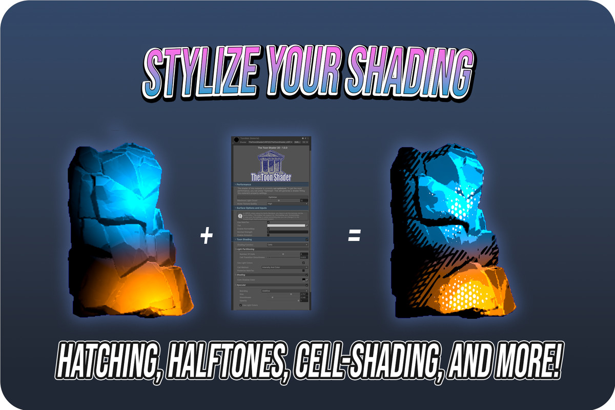 The Toon Shader 2D — stylise your shading
